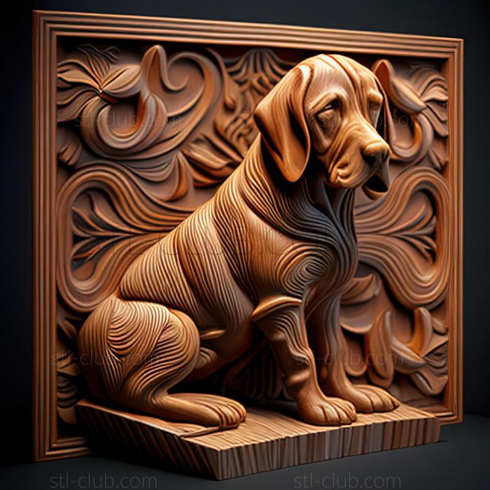 st The Hound of Artoise dog